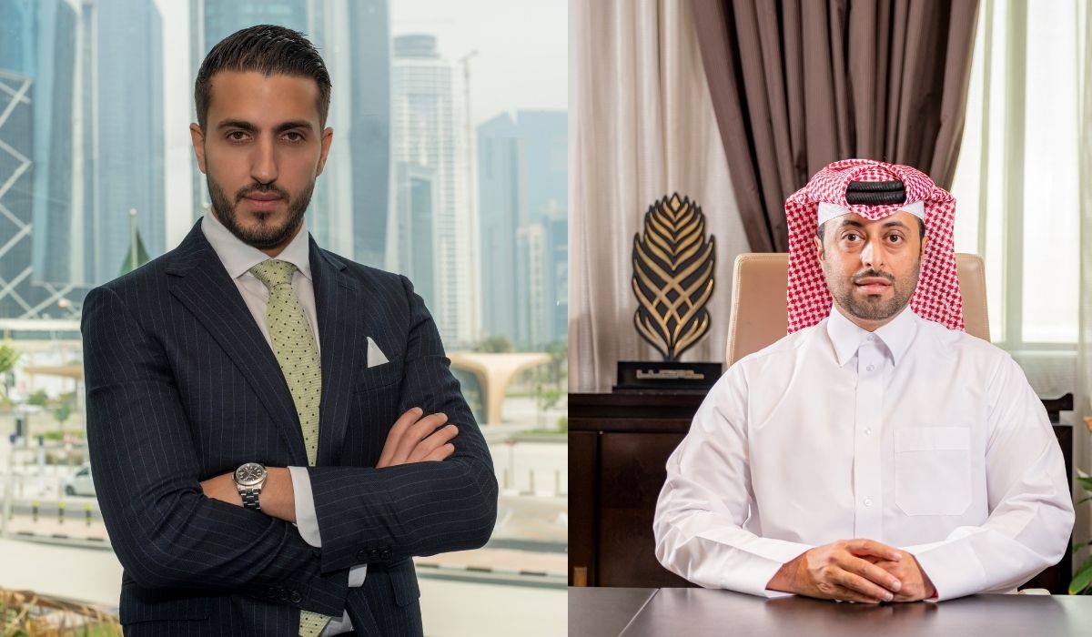 Samer Damaj and Abdullah bin Hamad Al-Attiyah
